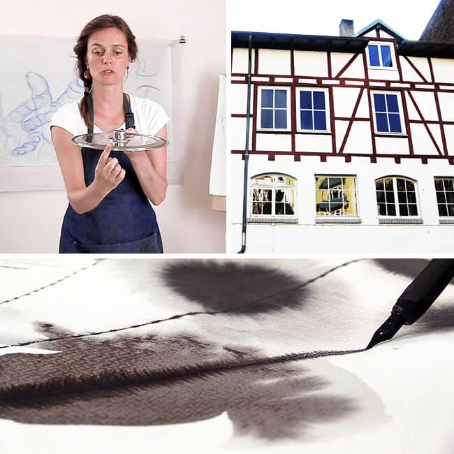 Genial Zeichnen - Wöchentlicher Zeichenkurs mit Maja Oschmann in der Korkfabrik Kassel - copyright Marco Di Carlo